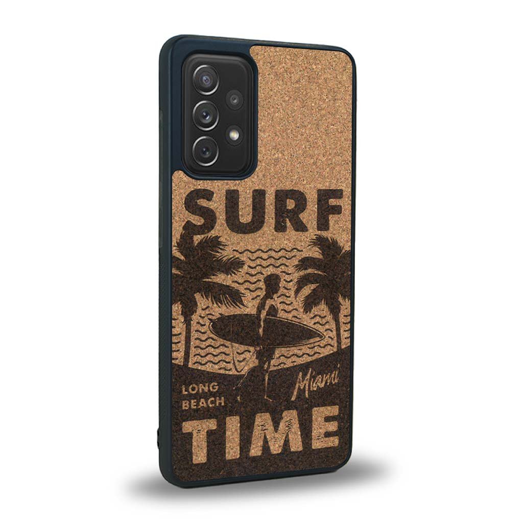 Coque Samsung A52 - Surf Time - Coque en bois