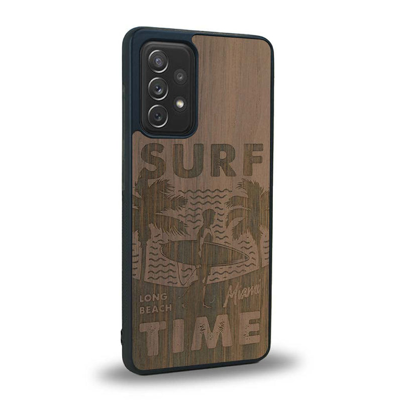 Coque Samsung A52 - Surf Time - Coque en bois