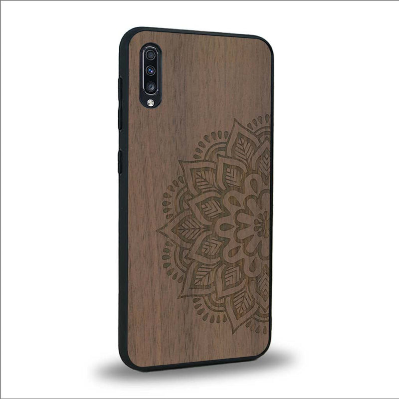 Coque Samsung A70 - Le Mandala Sanskrit - Coque en bois