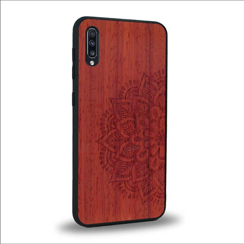 Coque Samsung A70 - Le Mandala Sanskrit - Coque en bois