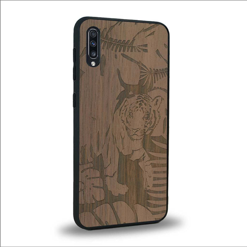 Coque Samsung A70 - Le Tigre - Coque en bois