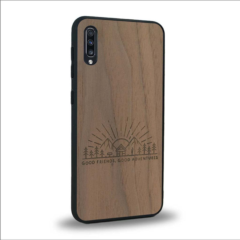 Coque Samsung A70 - Sunset Lovers - Coque en bois