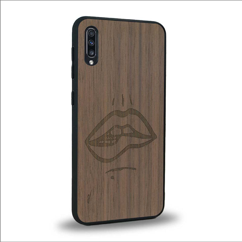 Coque Samsung A70 - The Kiss - Coque en bois