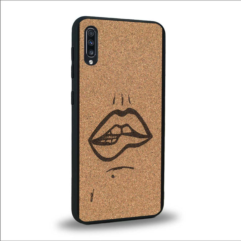 Coque Samsung A70 - The Kiss - Coque en bois