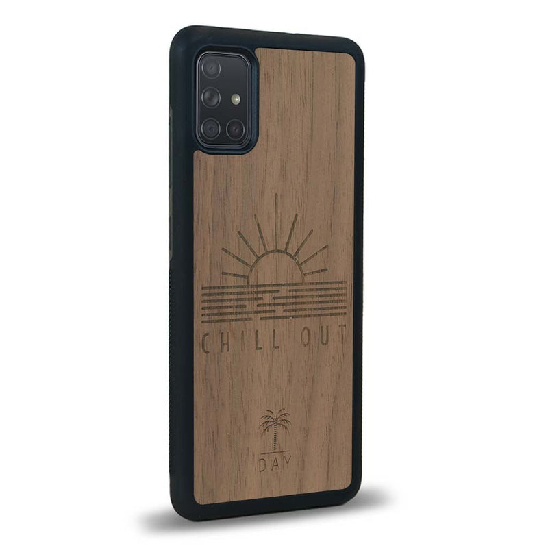 Coque Samsung A71 - La Chill Out - Coque en bois