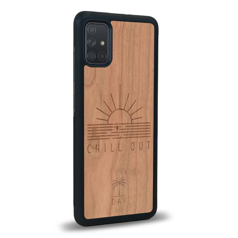 Coque Samsung A71 - La Chill Out - Coque en bois