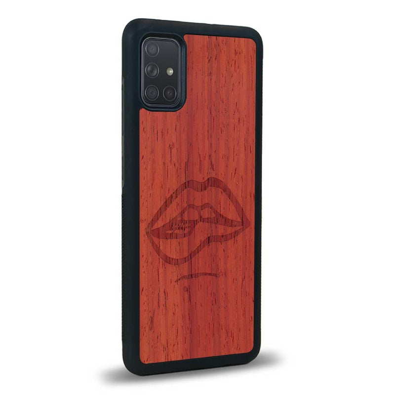 Coque Samsung A71 - The Kiss - Coque en bois