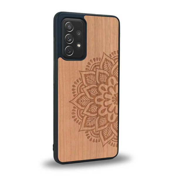Coque Samsung A72 5G - Le Mandala Sanskrit - Coque en bois