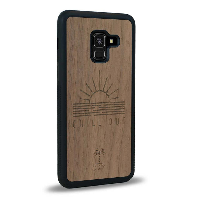 Coque Samsung A8 2018 - La Chill Out - Coque en bois