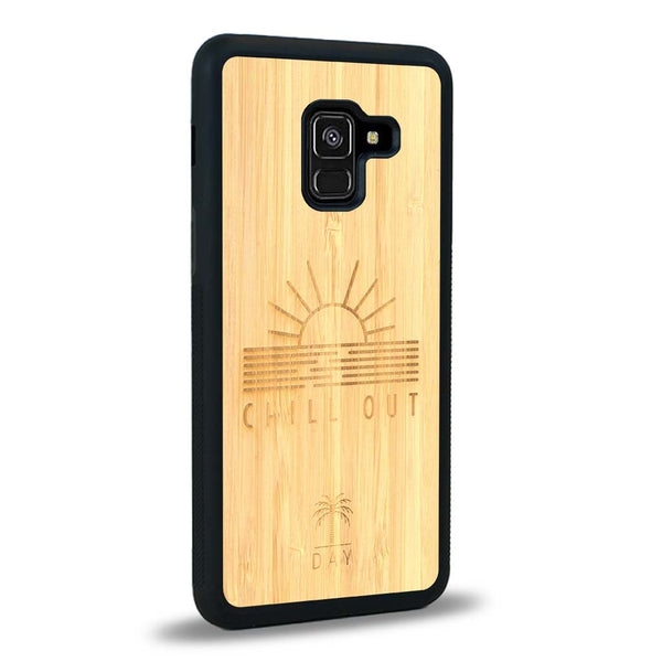 Coque Samsung A8 2018 - La Chill Out - Coque en bois