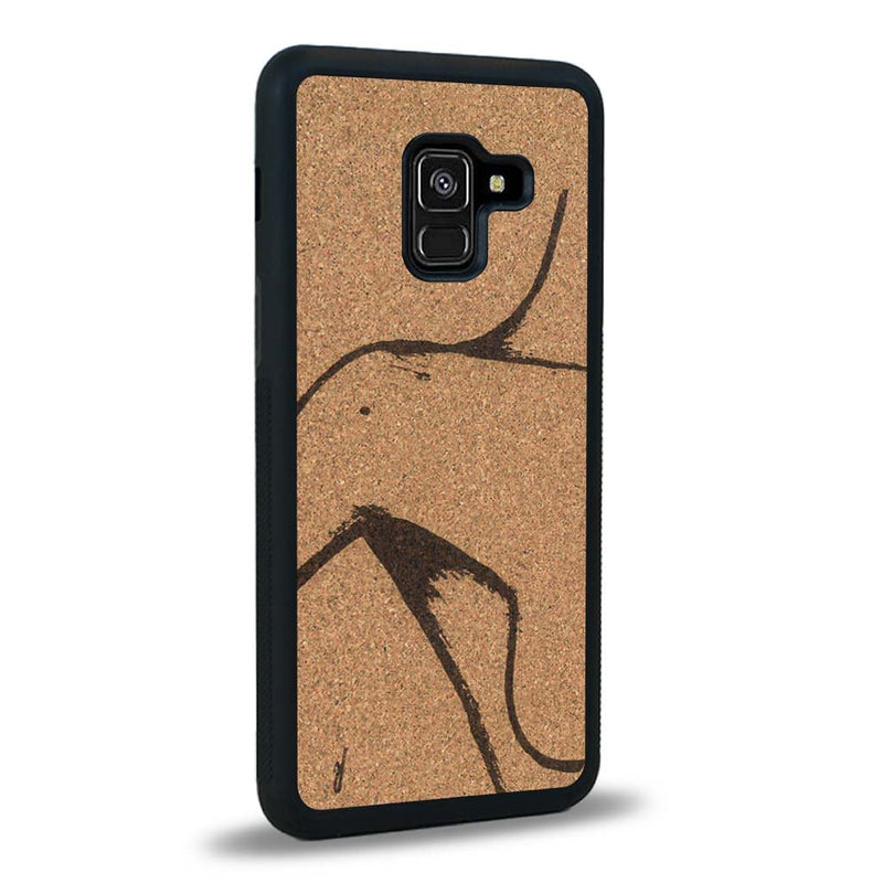 Coque Samsung A8 2018 - La Shoulder - Coque en bois