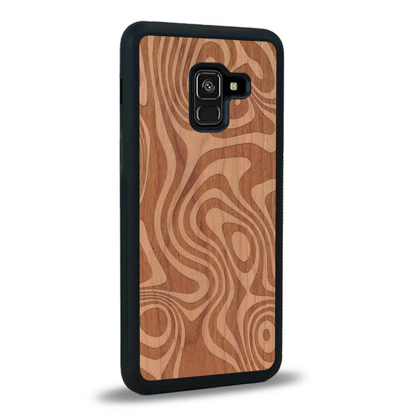 Coque Samsung A8 2018 - L'Abstract - Coque en bois