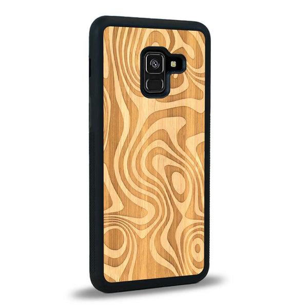 Coque Samsung A8 2018 - L'Abstract - Coque en bois