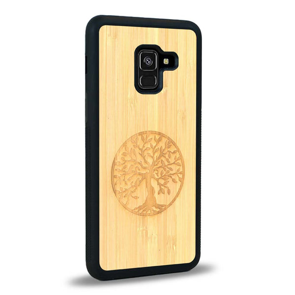 Coque Samsung A8 2018 - L'Arbre de Vie - Coque en bois