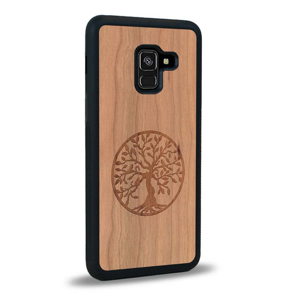 Coque Samsung A8 2018 - L'Arbre de Vie - Coque en bois