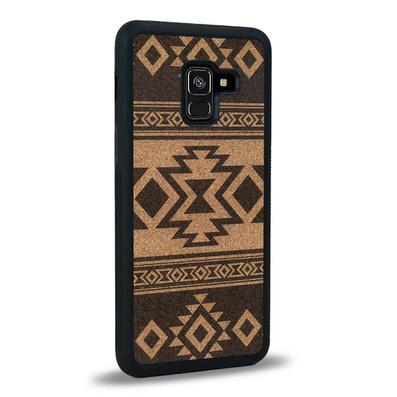 Coque Samsung A8 2018 - L'Aztec - Coque en bois