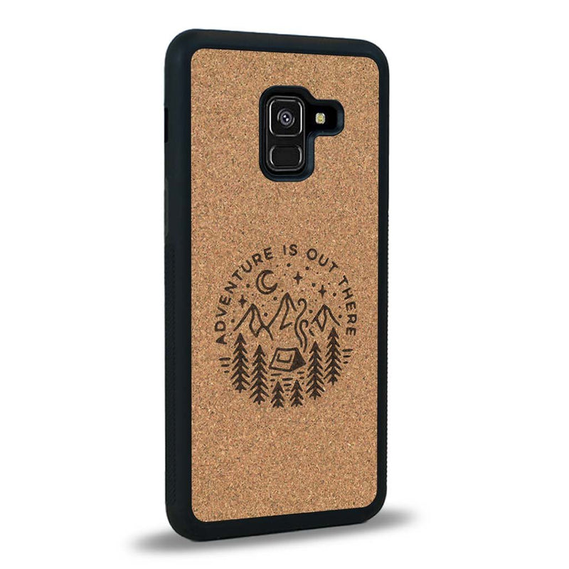 Coque Samsung A8 2018 - Le Bivouac - Coque en bois