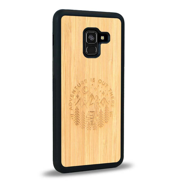 Coque Samsung A8 2018 - Le Bivouac - Coque en bois