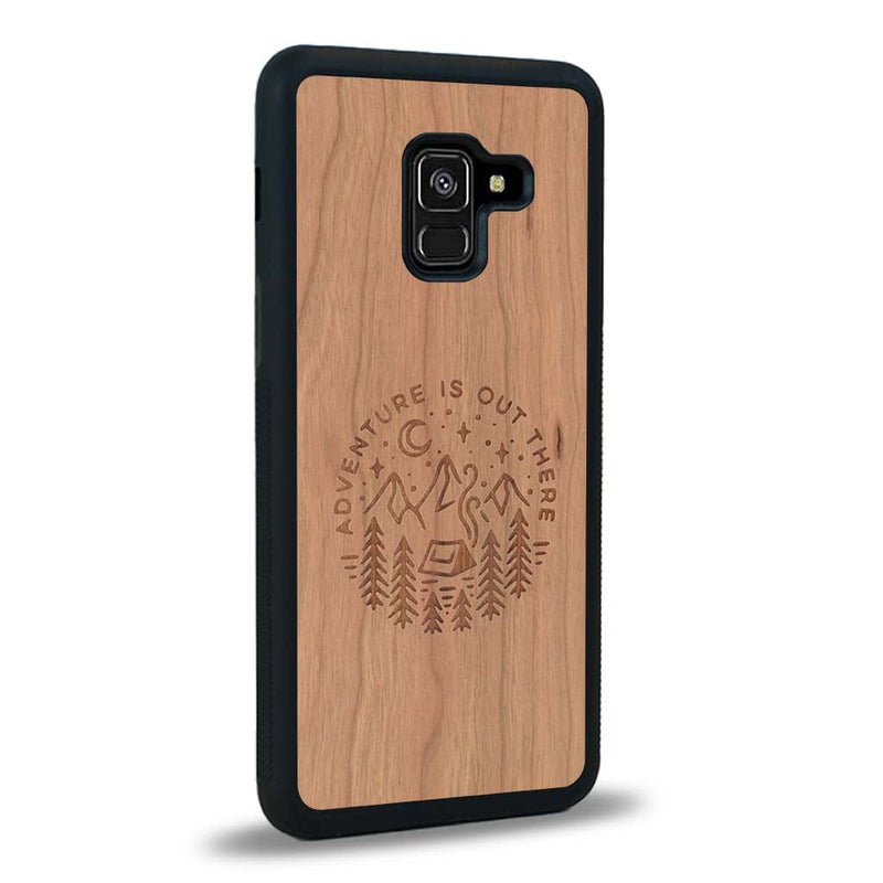 Coque Samsung A8 2018 - Le Bivouac - Coque en bois