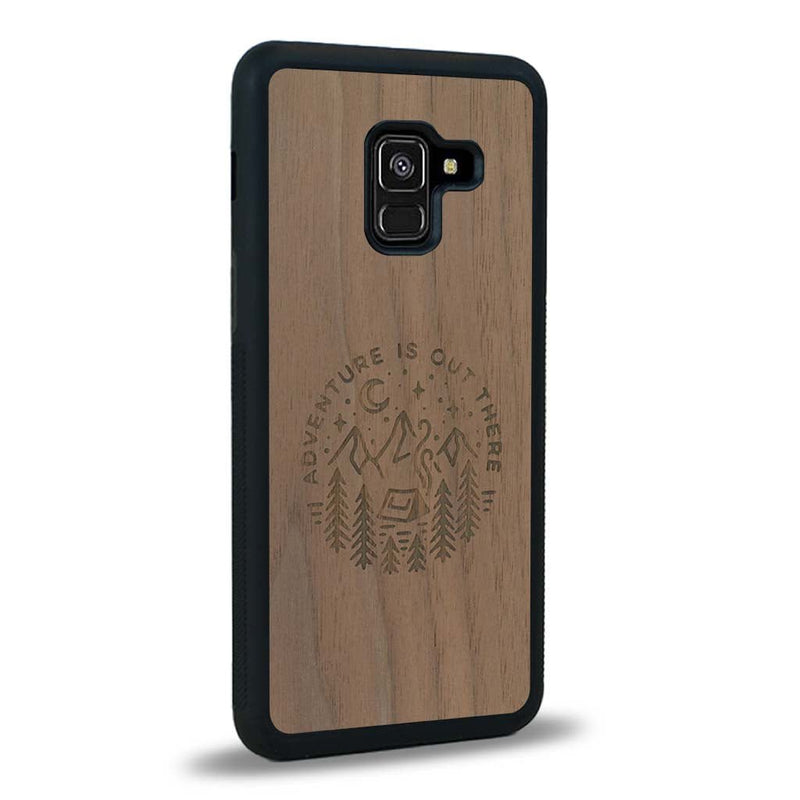 Coque Samsung A8 2018 - Le Bivouac - Coque en bois