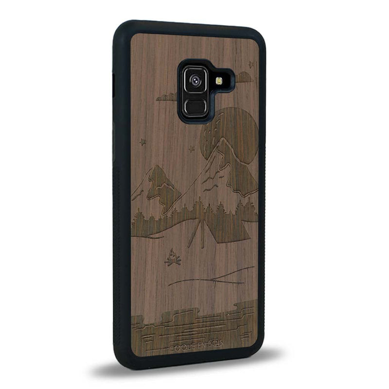 Coque Samsung A8 2018 - Le Campsite - Coque en bois