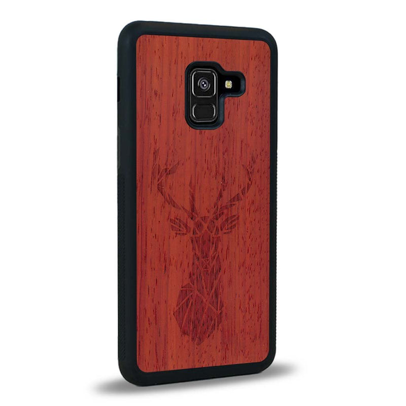 Coque Samsung A8 2018 - Le Cerf - Coque en bois