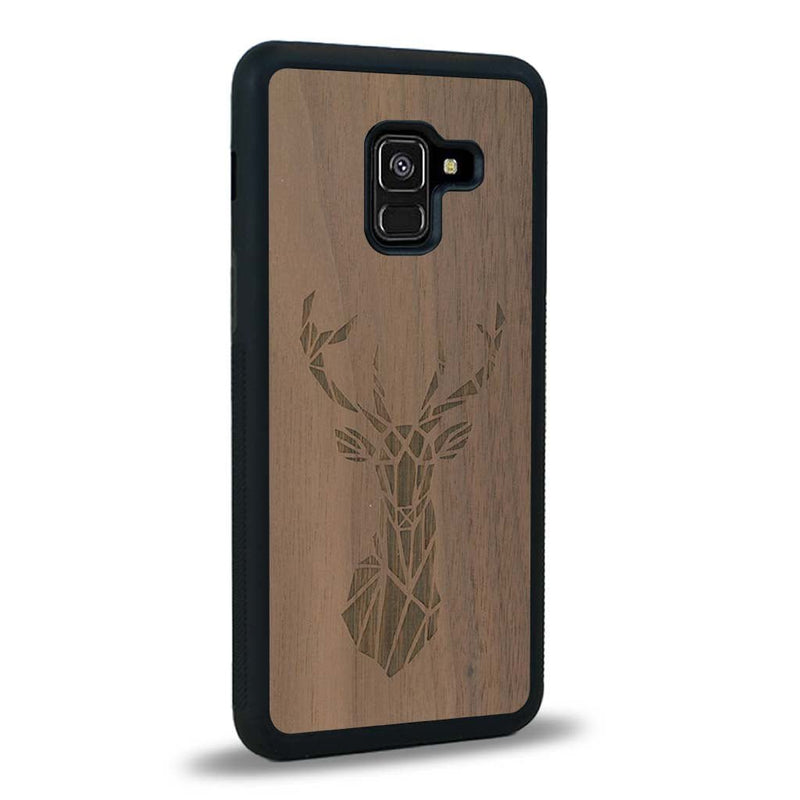 Coque Samsung A8 2018 - Le Cerf - Coque en bois