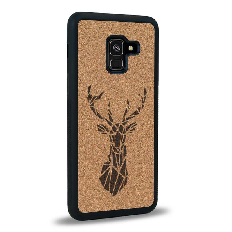 Coque Samsung A8 2018 - Le Cerf - Coque en bois