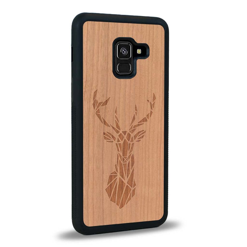 Coque Samsung A8 2018 - Le Cerf - Coque en bois