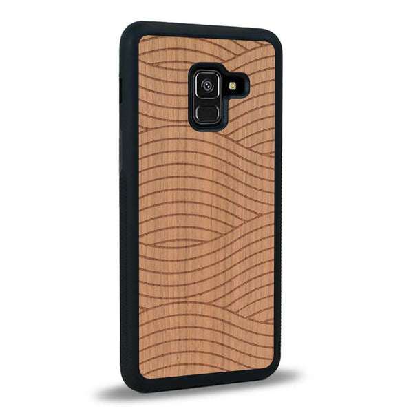 Coque Samsung A8 2018 - Le Wavy Style - Coque en bois