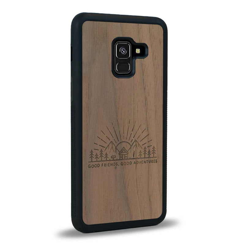 Coque Samsung A8 2018 - Sunset Lovers - Coque en bois