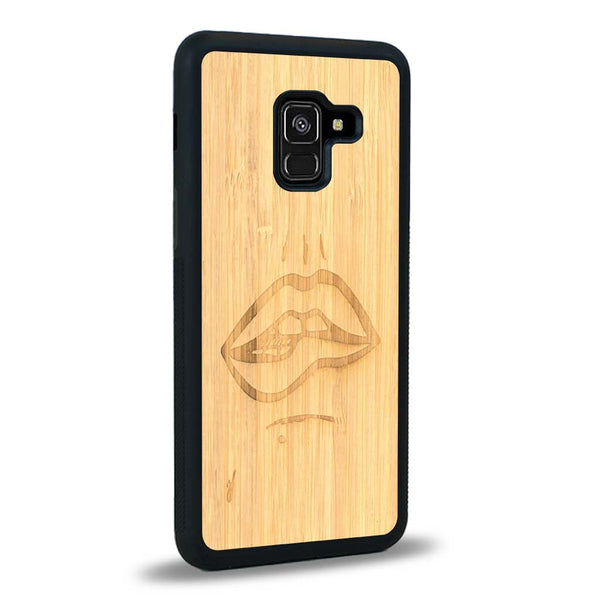 Coque Samsung A8 2018 - The Kiss - Coque en bois