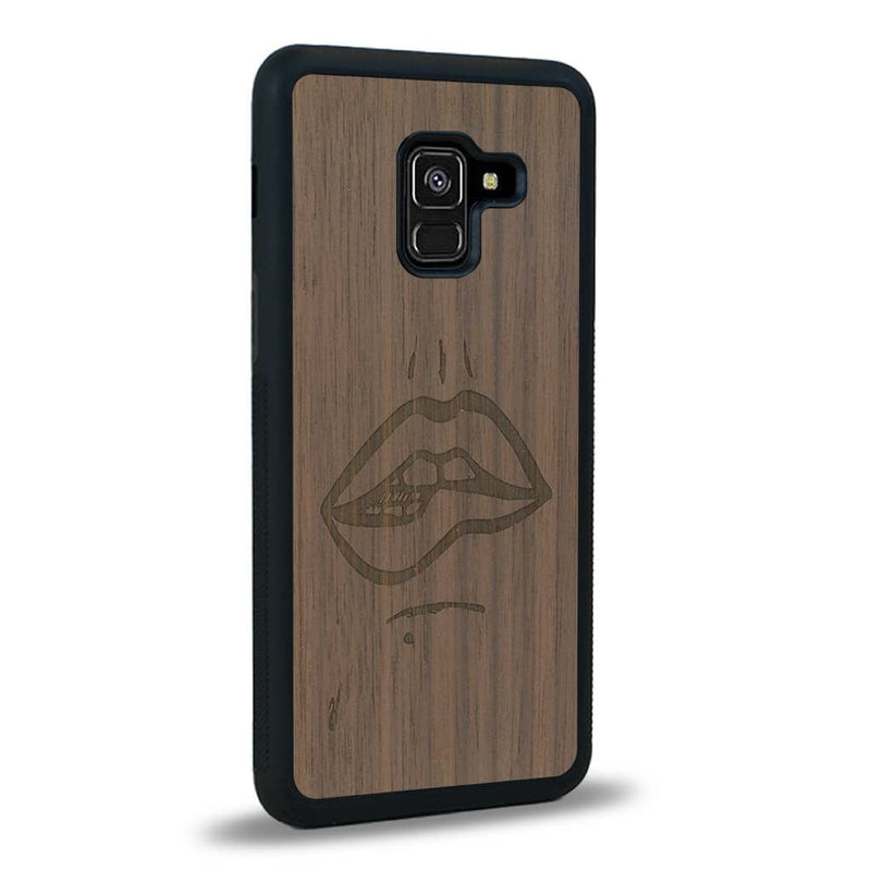 Coque Samsung A8 2018 - The Kiss - Coque en bois