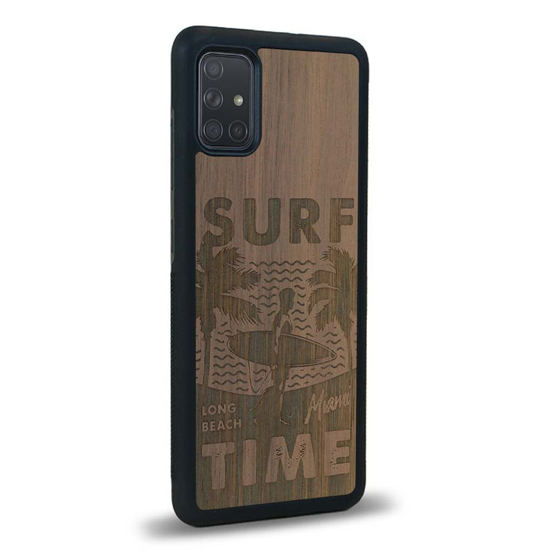 Coque Samsung A81 - Surf Time - Coque en bois