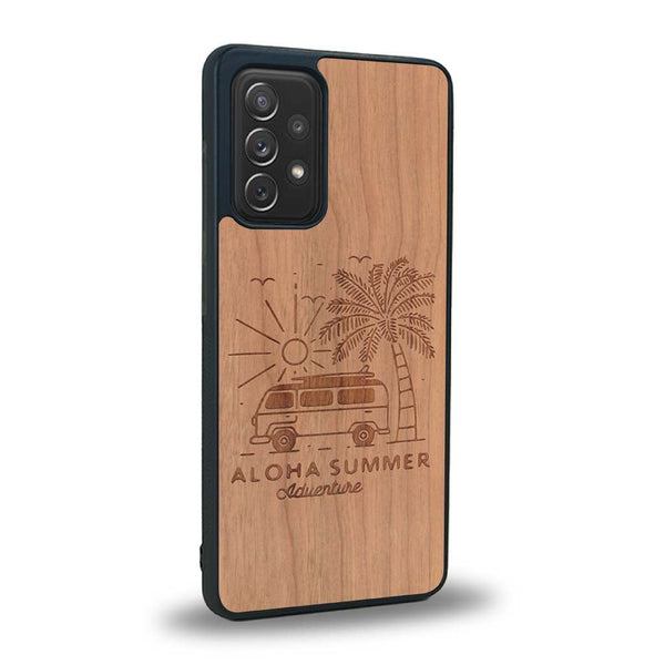 Coque Samsung A91 - Aloha Summer - Coque en bois