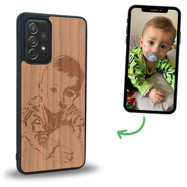 Coque Samsung A91 - La Personnalisable - Coque en bois