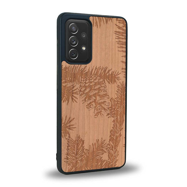 Coque Samsung A91 - La Pomme de Pin - Coque en bois