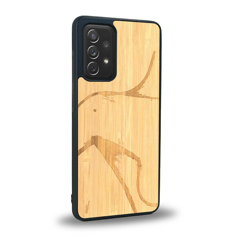 Coque Samsung A91 - La Shoulder - Coque en bois