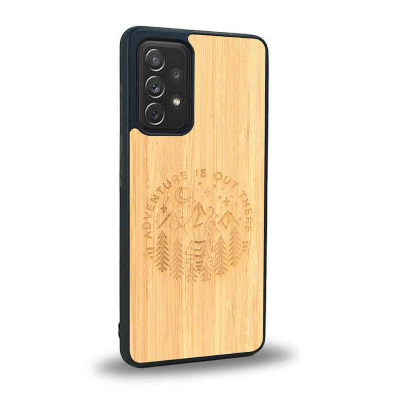 Coque Samsung A91 - Le Bivouac - Coque en bois