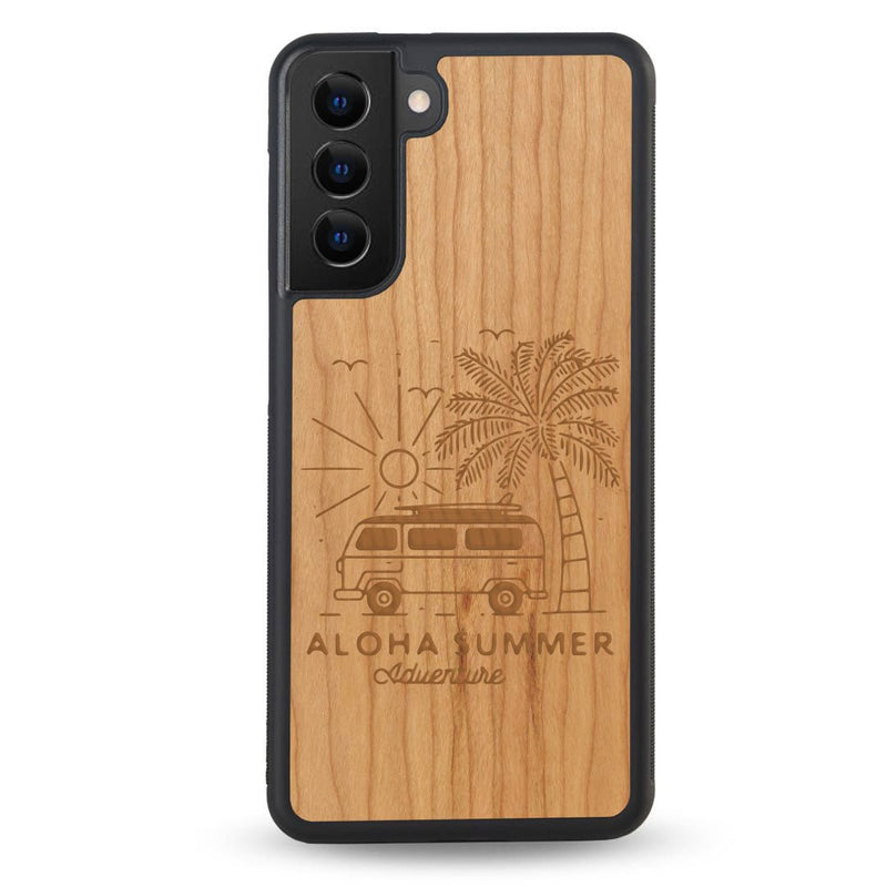 Coque Samsung - Aloha Summer - Coque en bois