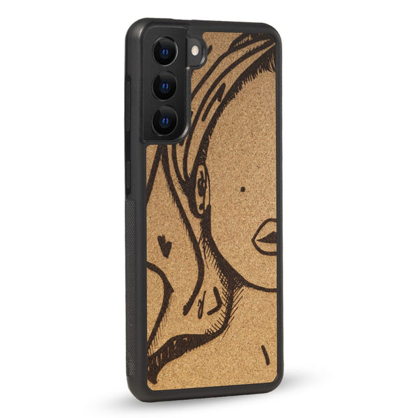 Coque Samsung - Au Féminin - Coque en bois