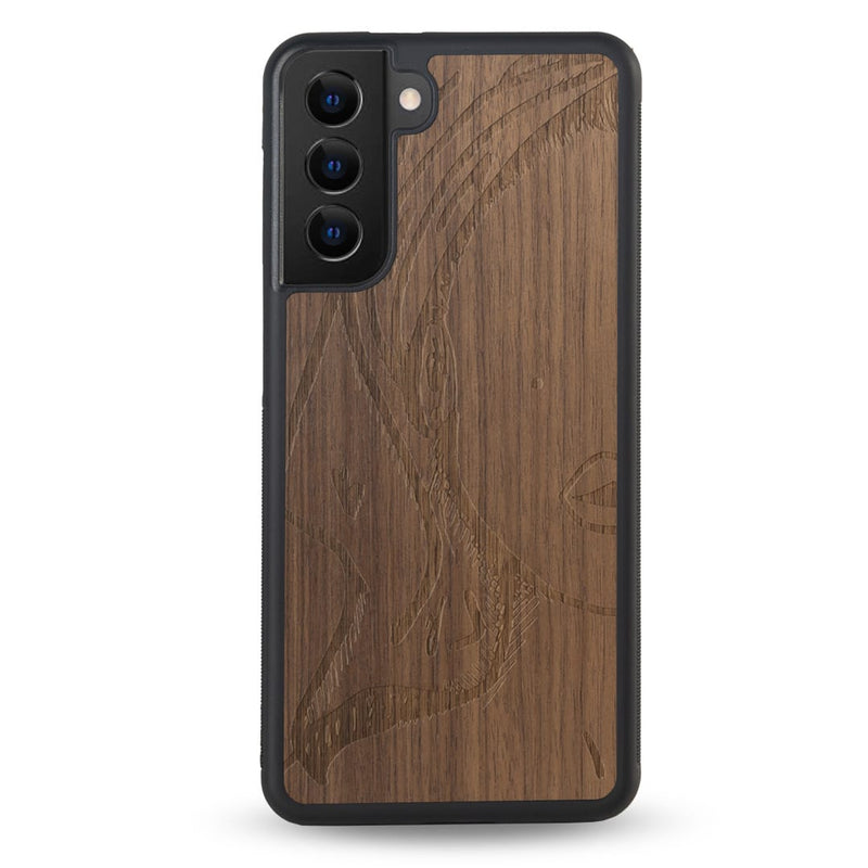 Coque Samsung - Au Féminin - Coque en bois