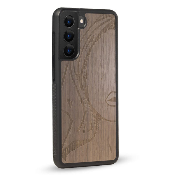 Coque Samsung - Au Féminin - Coque en bois