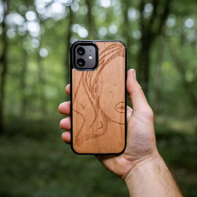 Coque Samsung - Au Féminin - Coque en bois