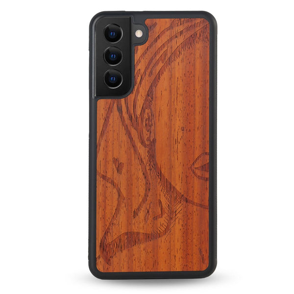 Coque Samsung - Au Féminin - Coque en bois