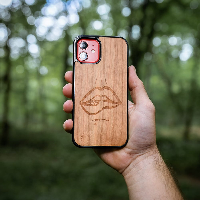 Coque Samsung - French Kiss - Coque en bois