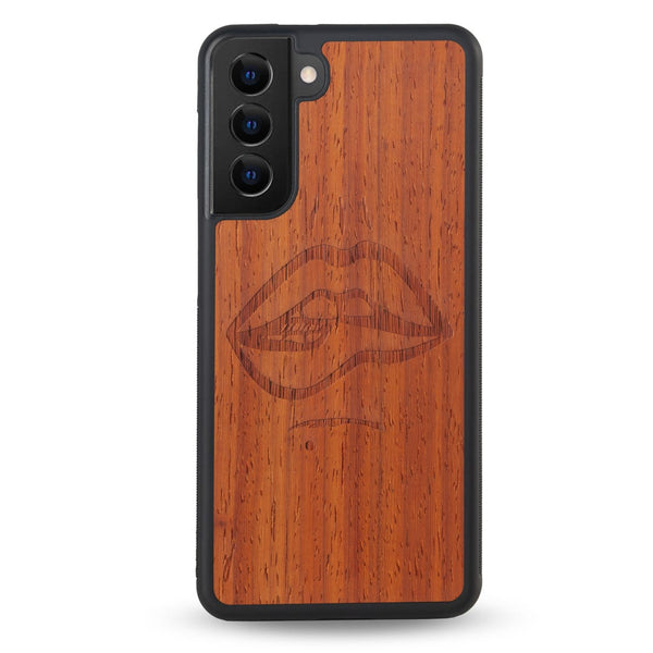 Coque Samsung - French Kiss - Coque en bois