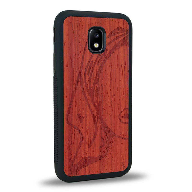 Coque Samsung J3 2017 - Au féminin - Coque en bois