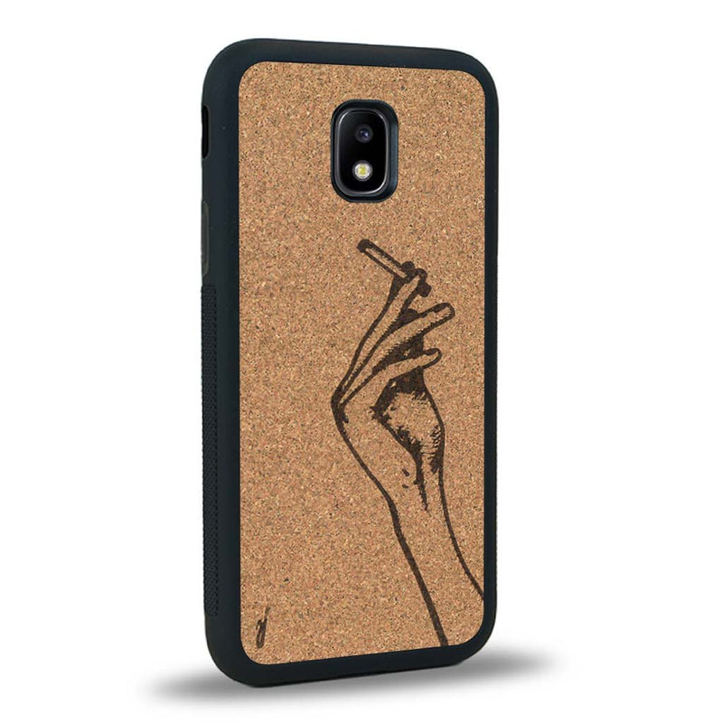 Coque Samsung J3 2017 - La Garçonne - Coque en bois