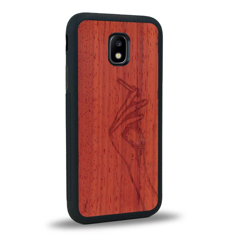 Coque Samsung J3 2017 - La Garçonne - Coque en bois
